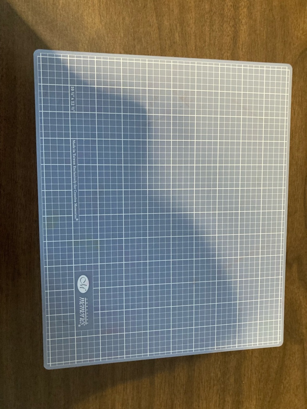 Creative Memories Cutting Mat grid lines scrapbooking crafting 10.5 x 12.5 in